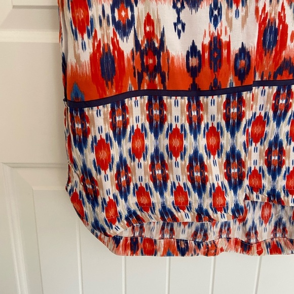 EUC | BLL New York women’s sleeveless tribal pattern tassel‎ knee length dress - Picture 5 of 7